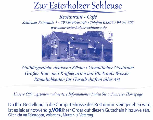 Zur Esterholzer Schleuse