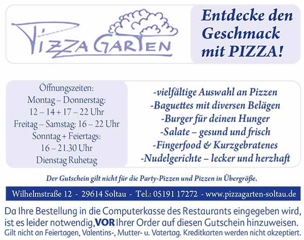 Pizza Garten