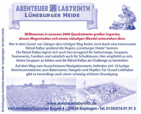 Abenteuerlabyrinth Bispingen