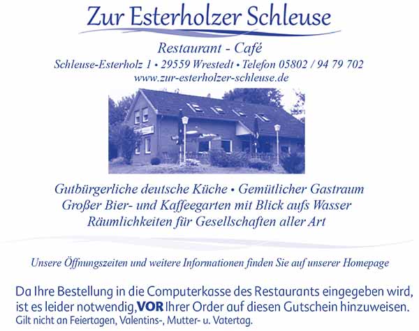 Zur Esterholzer Schleuse